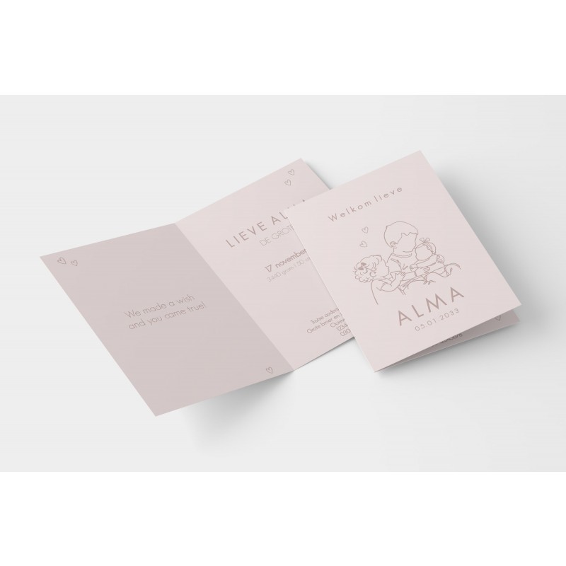 Geboortekaartje Geboortekaartje 3e kind