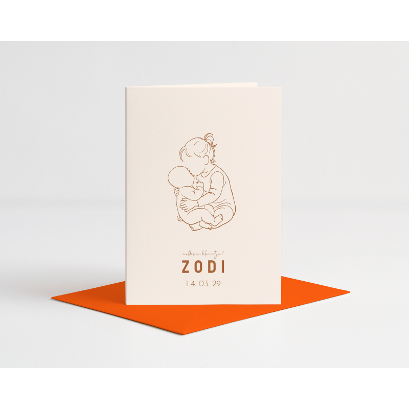 Geboortekaartje Geboortekaartje zusje