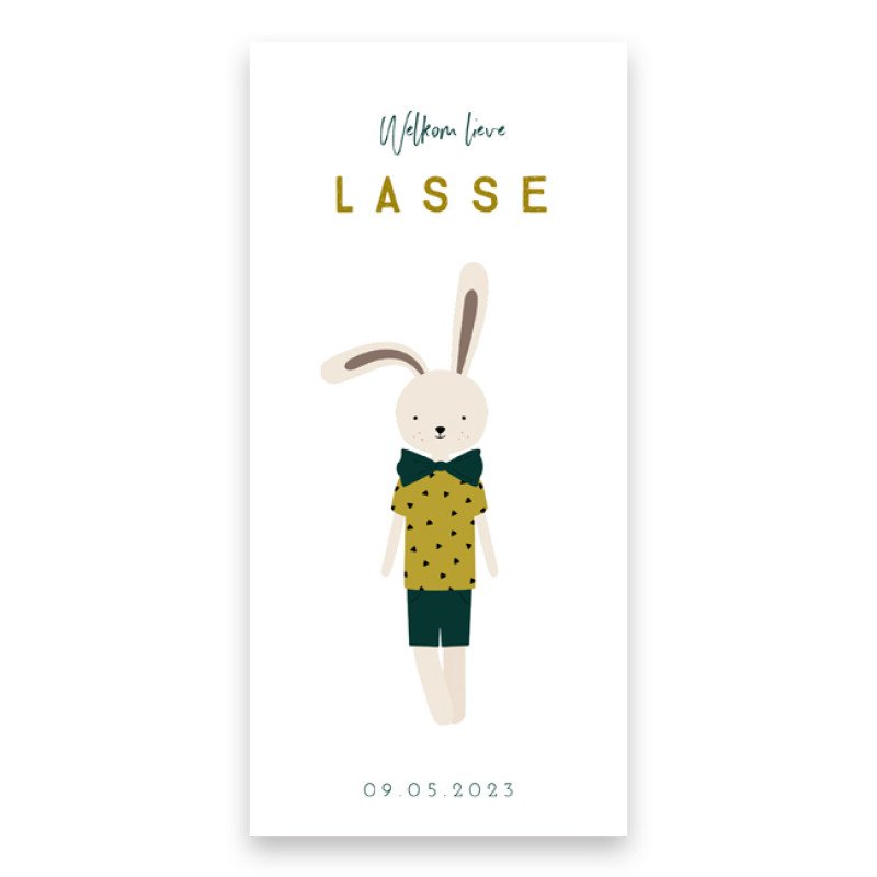 Geboortekaartje Lasse