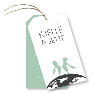 Geboortekaartje Geboortekaart Kjelle-Jette