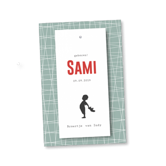 Geboortekaartje Klembord - Sami