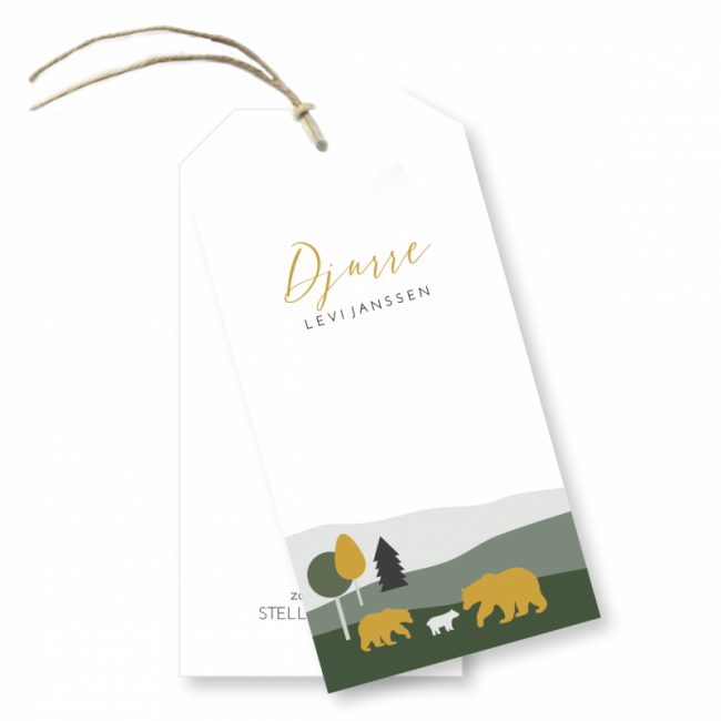 Geboortekaartje Label Djurre