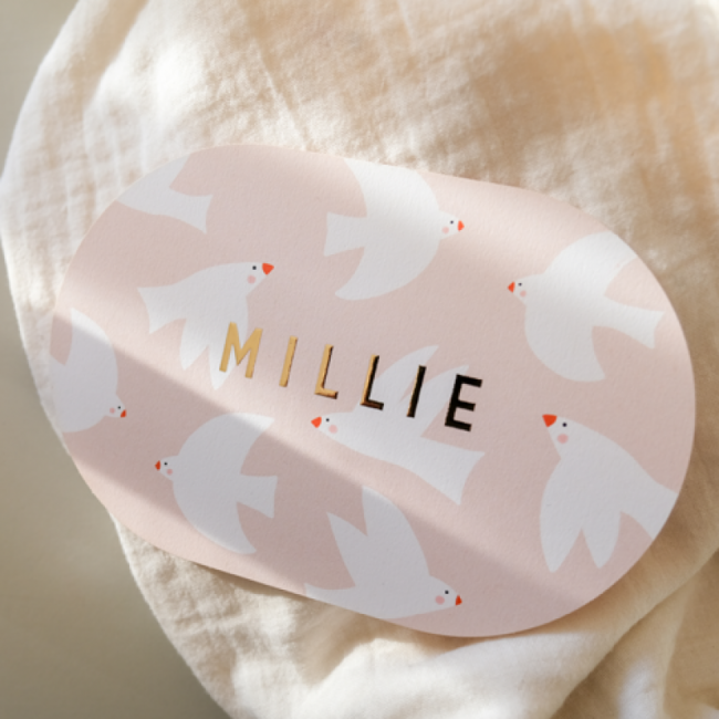 Geboortekaartje Vogels